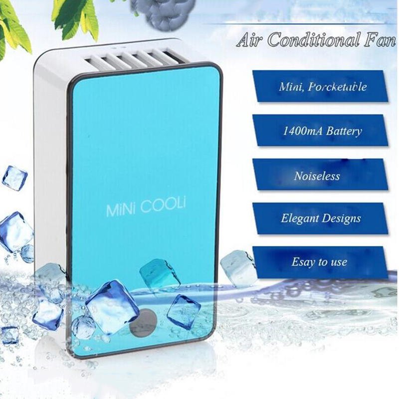 Mini Portable Handheld Table Air Conditioner Cooler Cooling USB - 4 colors