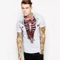 Halloween Skull T-shirt Unisex Short Sleeve Top Streetwear
