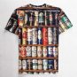 Hip-Hop Bottles Pattern Print Short Sleeve Tee Casual T-Shirt