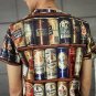 Hip-Hop Bottles Pattern Print Short Sleeve Tee Casual T-Shirt