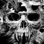 Casual Tee 3D Print Black Skull Funny T Shirt