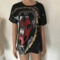Unisex Motor Heavy Metal Skull Retro Funny Casual T-Shirt