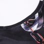 Fashion Mens Fire Skull 3D Printing Tees Shirt Short Sleeve Blouse Tops