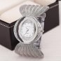 Luxury Oval Dial Mesh Strap Crystal Women Dress Watches - 2 colors