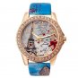 Tower Vogue Fashion Bright Faux Leather Strap Watches - 6 colors