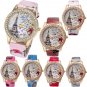 Tower Vogue Fashion Bright Faux Leather Strap Watches - 6 colors