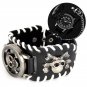 Copper Skull Leather Watch men fashion punk sports Quartz Wrist Watch - 2 colors