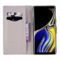 For Galaxy Note 9 Fire Skull Horizontal Flip Leather Case with Holder, Card Slots & Wallet