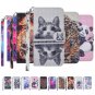 For Galaxy Note 9 3D Color Grid Horizontal Flip Leather Case with Holder, Card Slots & Wallet