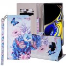For Galaxy Note 9 Butterfly Horizontal Flip Leather Case with Holder, Card Slots & Wallet