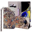 For Galaxy Note 9 Leopard Horizontal Flip Leather Case with Holder, Card Slots & Wallet