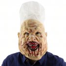 Halloween Festival Party Latex Bloody Crazy Chef Frightened Mask Headgear