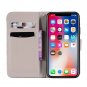 For iPhone XR Panda Horizontal Flip Leather Case with Holder, Card Slots & Wallet
