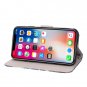 For iPhone XR Butterfly Flower Horizontal Flip Leather Case with Holder, Card Slots & Wallet