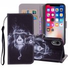 For iPhone XR Chimpanzee Horizontal Flip Leather Case with Holder, Card Slots & Wallet