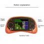EU Plug 260 in 1 Games Retro Mini Handheld Game Console with 2.5 inch Color Screen - 3 colors