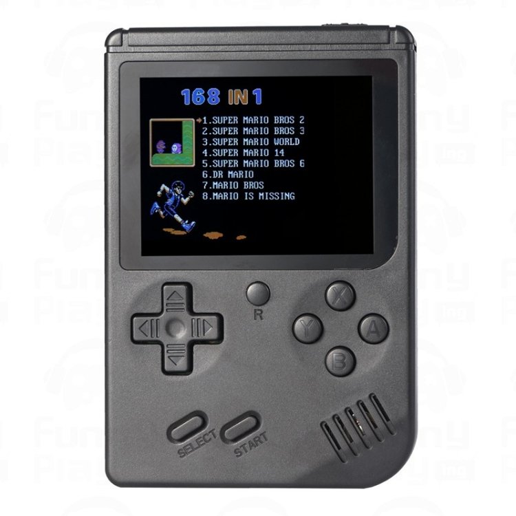 Mini Handheld Game Console, 3.0 inch 8 Bits Color 168 Games Retro FC Game Player - 2 colors