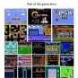 US Plug Retro TV Mini AV Port Video Game Console, 500 Games + 132 in 1 Games Card