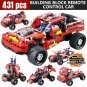 431 PCS / Sets 8 in 1 4-channel DIY Building Bricks Block Car High Speed Remote Control