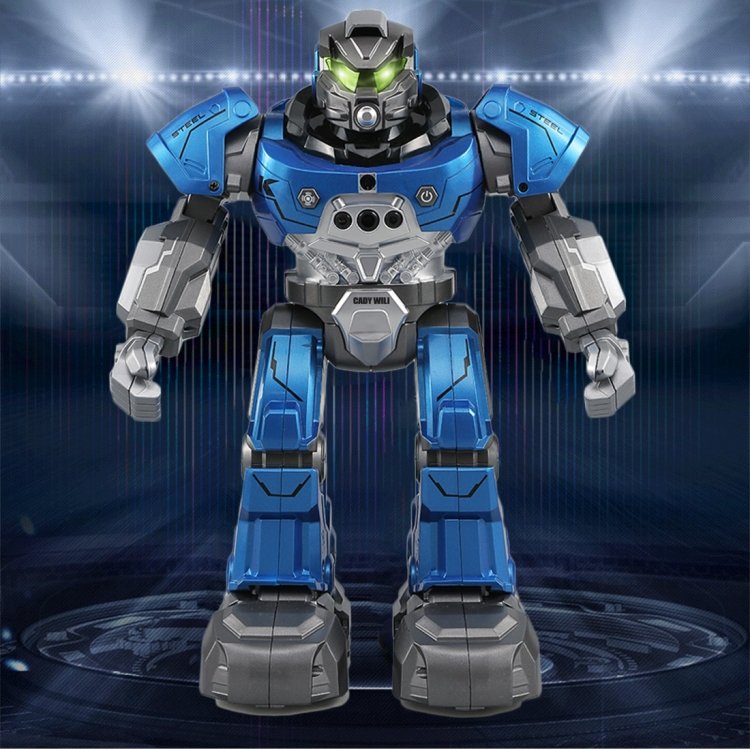 Auto Follow Dancing Gesture Sensor Smartwatch Control Robot Toy with LED Light