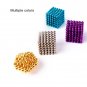 Gold 216 PCS Buckyballs Magnetic Balls / Magic Puzzle Magnet Balls