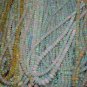 3 Matched Pairs Chrysoprase Chalcedony Faceted Trillion Shaped Beads Size 14 MM