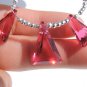 Hot Pink AAA Rubilite Quartz Gemstone Faceted Fancy Briolette