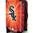 Chicago White Sox, 21" Clear Poly Carry-On Luggage by Kaybull #CWS14