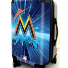 Miami Marlins, 21" Clear Poly Carry-On Luggage by Kaybull #MIA3