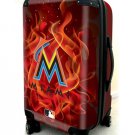 Miami Marlins, 21" Clear Poly Carry-On Luggage by Kaybull #MIA9