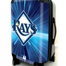 Tampa Bay Rays, 21" Clear Poly Carry-On Luggage by Kaybull #TAM5