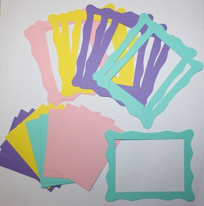 12 Picture Frames/Scrapbooking/Picture Frames/Sizzix/Embellishments/die