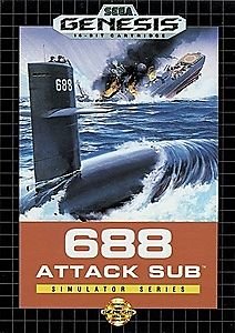 688 Attack Sub Sega Genesis Great Condition Fast Shipping
