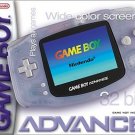 Nintendo Gameboy Advance Glacier Great Condition Fast Shipping