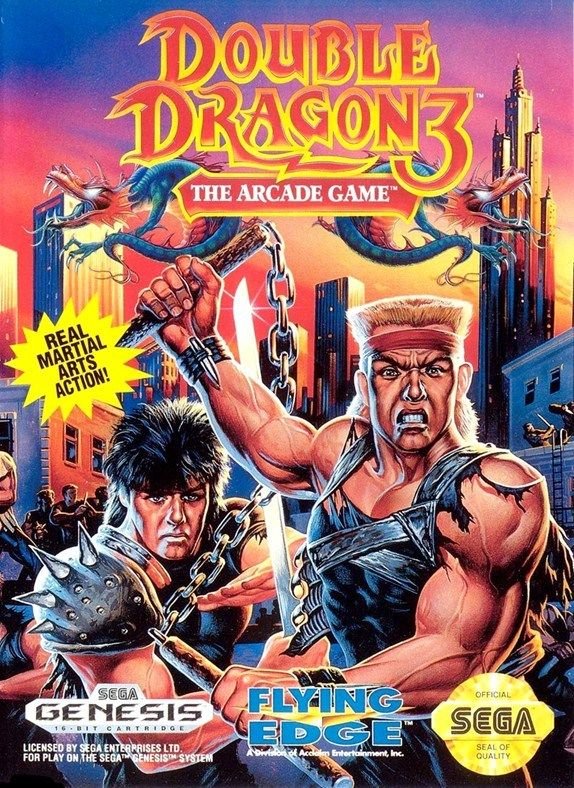 Double Dragon 3 The Arcade Game Sega Genesis Great Condition Fast Shipping