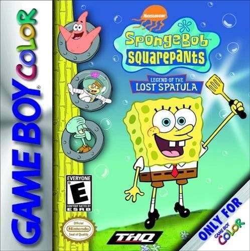 SpongeBob SquarePants Legend Of The Lost Spatula Gameboy Color