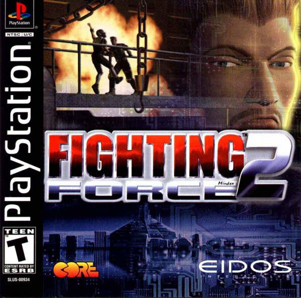 Fighting Force 2 PS1 Great Condition Complete Fast Shipping