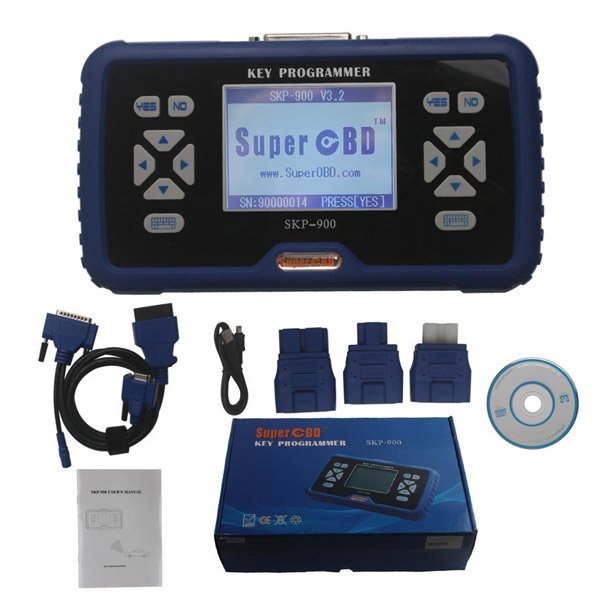 SuperOBD SKP-900 SKP900 OBD2 Key Programmer V3.5 With UPS Free Shipping
