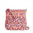 NWT Vera Bradley Pixie Confetti crossbody triple zip hipster
