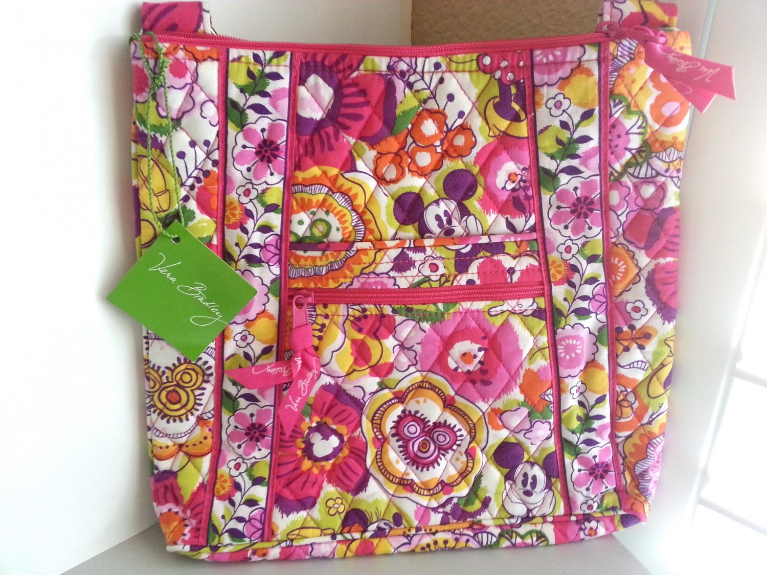 NWT Vera Bradley bouncing bouquet mickey crossbody hipster