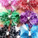 6 colors - 5" Pinwheel boutique Hair Bows