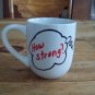HAND PAINTED * JET FUEL * COFFEE CUP