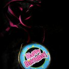 Happy Birthday Medals - Pink - Prizes Pinata Party Favors