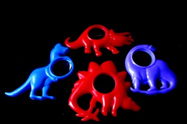 Dinosaur - 4 Toy Magnifying Glasses Glass - Party Favors Pinata