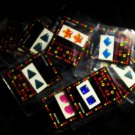 Gem Sticker Earrings - 8 Sticker Sets -  Princess Party Favors Pinata