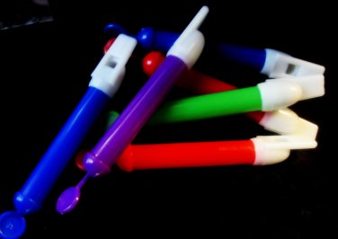 Silent Slide Whistles - 8 NO SOUND Slide Whistle -  Party Favors Pinata