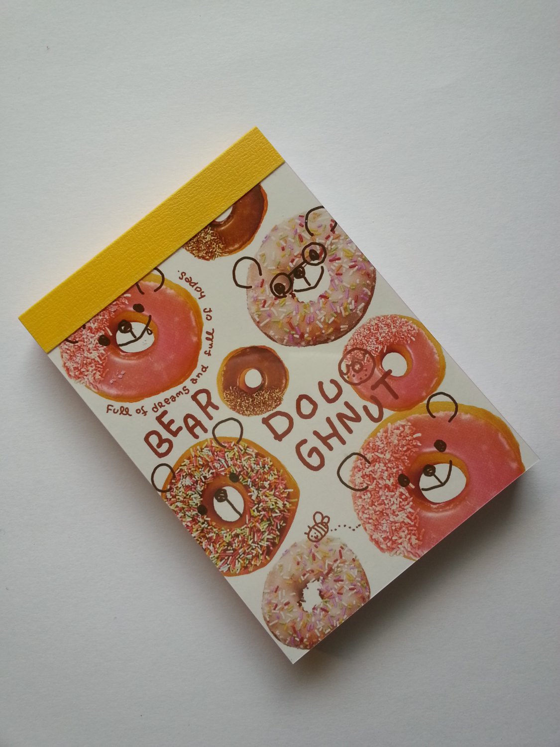 Crux Bear Doughnut Mini Memo Pad ~ Kawaii
