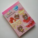 Crux Happy Pink Sweets Mini Memo Pad ~ Kawaii