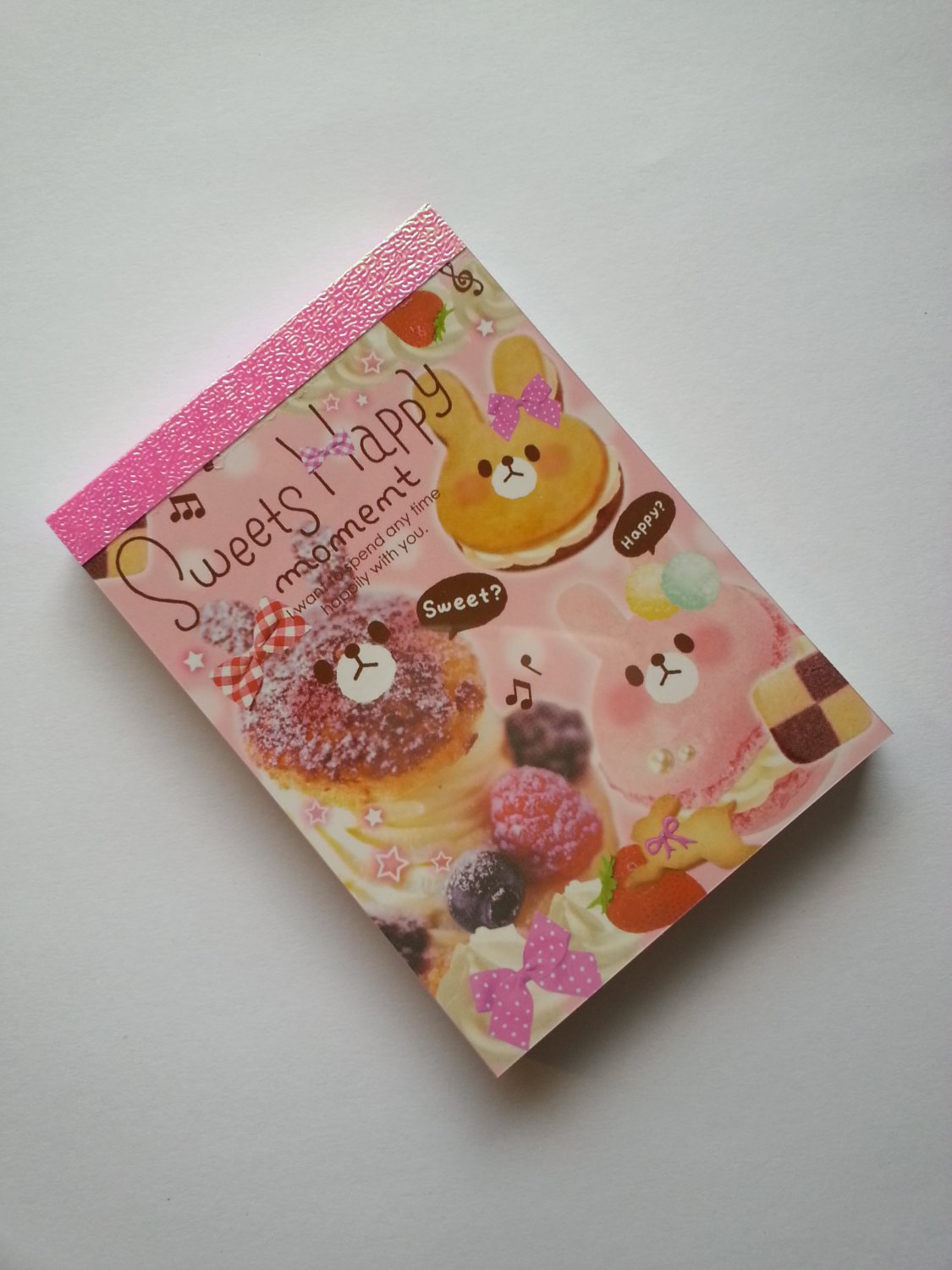 Q-lia Sweets Happy Moment Mini Memo Pad ~ Kawaii