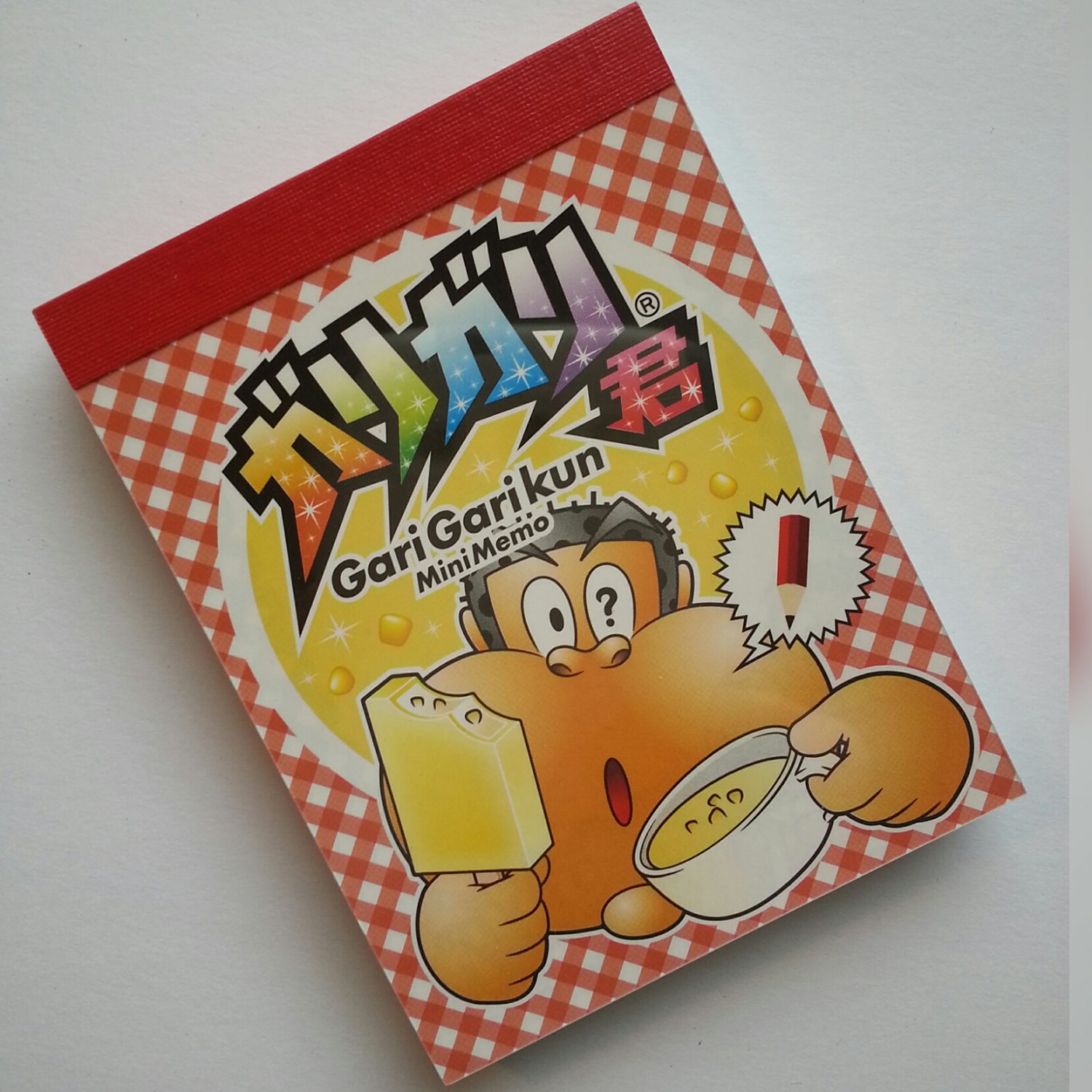 Sakamoto Garigarikun Ice Candy Mini Memo Pad (Red) ~ Kawaii